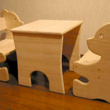 Детский столик и скамейка